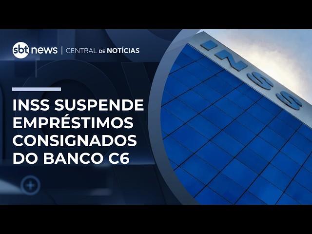 INSS suspende novos empréstimos do banco C6; entenda por quê | #CentraldeNotícias