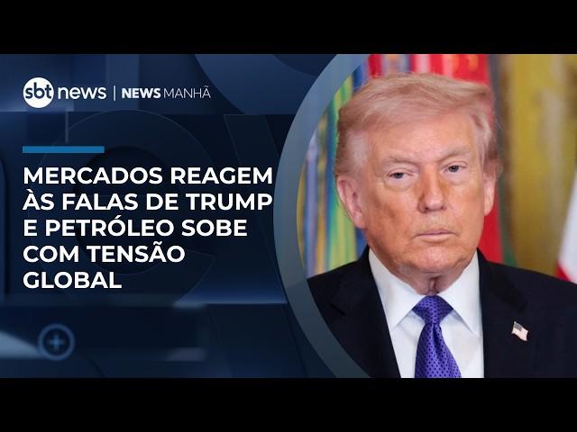 Petróleo sobe com tensão global e Focus eleva inflação | #NewsManhã