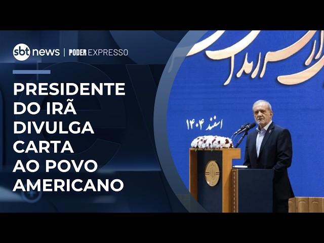 Presidente do Irã diz em carta que o país não tem inimizade com americanos comuns | #PoderExpresso