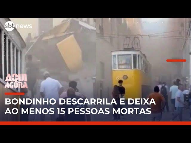 Descarrilamento do Elevador da Glória deixa ao menos 15 mortos em Lisboa | #AquiAgora