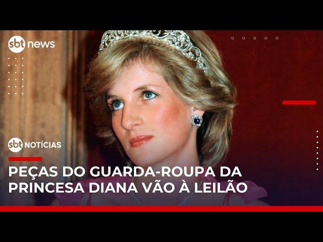 Novas peças do guarda-roupa da princesa Diana vão a leilão nos EUA | #SBTNotícias