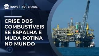 Preços altos e racionamentos: crise dos combustíveis já impacta a rotina pelo mundo