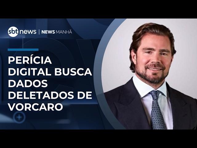 Perícia digital busca dados deletados no celular de Daniel Vorcaro | #NewsManhã