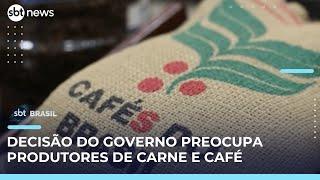 Governo deixa carne e café fora de medida emergencial e preocupa produtores | #SBTBrasil 