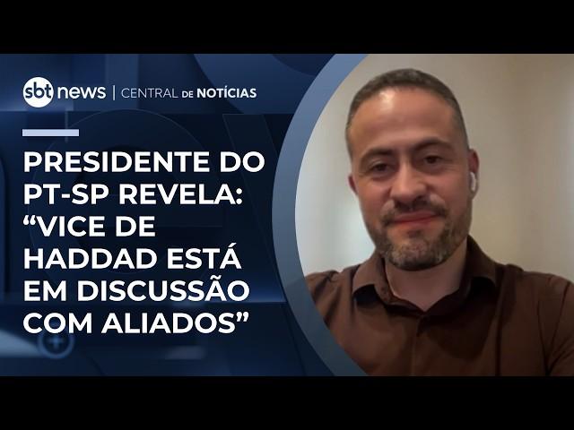 Kiko Celeguim fala sobre chapa do PT, vice de Haddad e critica governador de SP | #CentraldeNotícias