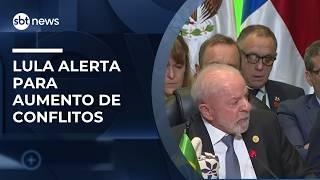 Lula alerta para aumento de conflitos em cúpula da Celac, em Bogotá | #NewsSábado