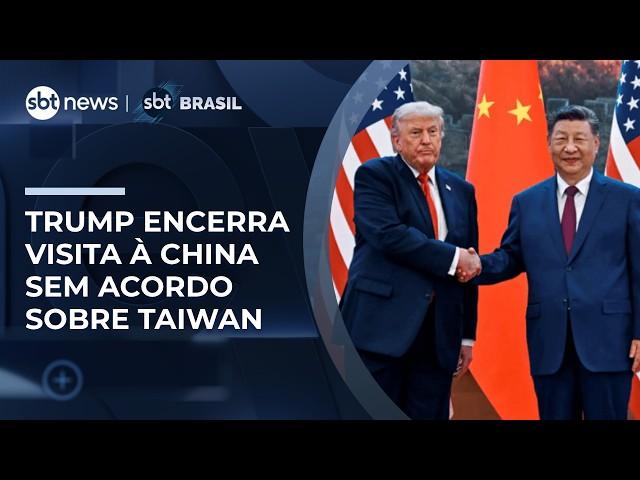 Trump encerra visita à China com acordos comerciais, mas sem consenso sobre Taiwan