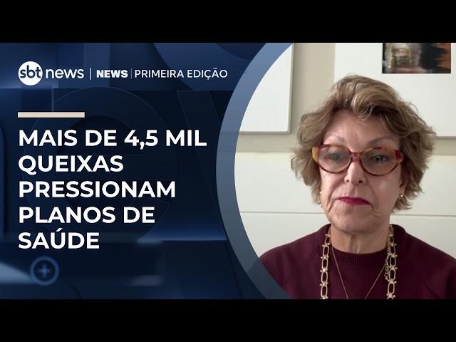 Mais de 4,5 mil queixas pressionam planos de saúde | #NewsPrimeiraEdição