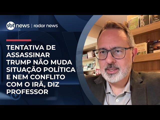 Ataque a Trump pode impactar tensão com Irã, diz professor | #RadarNews