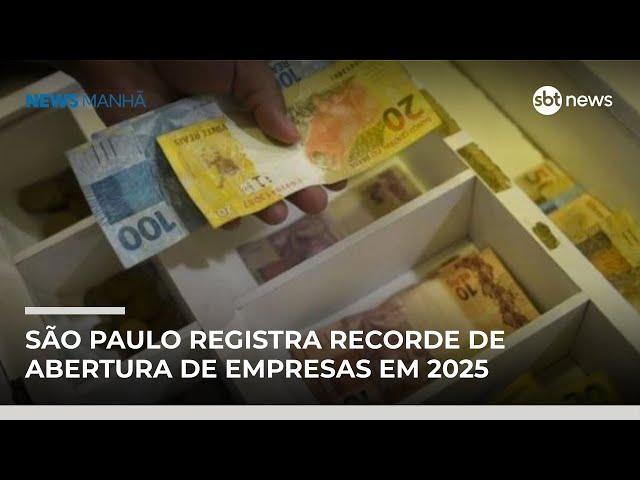 Abertura de empresas cresce 10% em SP e bate recorde histórico | #NewsManhã