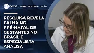 Uma em cada 5 gestantes não conclui pré-natal no país | #NewsPrimeiraEdição