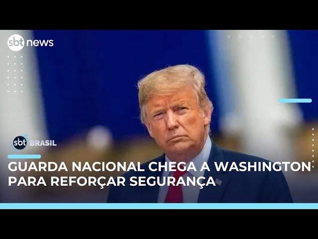 Trump envia tropas da Guarda Nacional a Washington e gera reação de prefeita | #SBTBrasil 