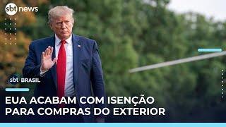 Tribunal dos EUA declara maioria das tarifas de Trump ilegais | #SBTBrasil 