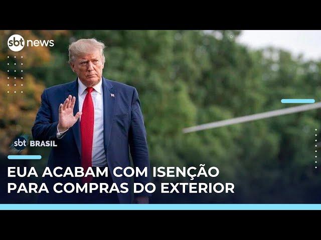 Tribunal dos EUA declara maioria das tarifas de Trump ilegais | #SBTBrasil 