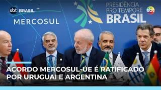 Uruguai e Argentina aprovam acordo Mercosul-UE; Brasil aguarda Senado