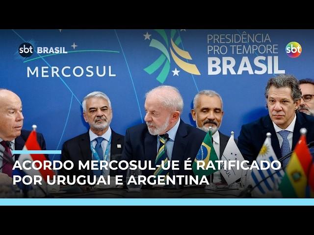Uruguai e Argentina aprovam acordo Mercosul-UE; Brasil aguarda Senado