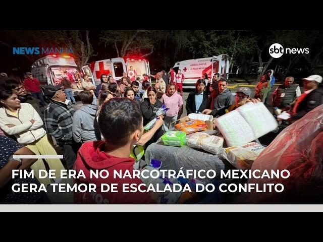 Morte de El Mencho provoca onda de violência e alerta máximo no México | #NewsManhã