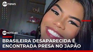 Vídeo mostra momento em que jovem de Manaus desaparecida é presa no Japão | #SBTNotícias