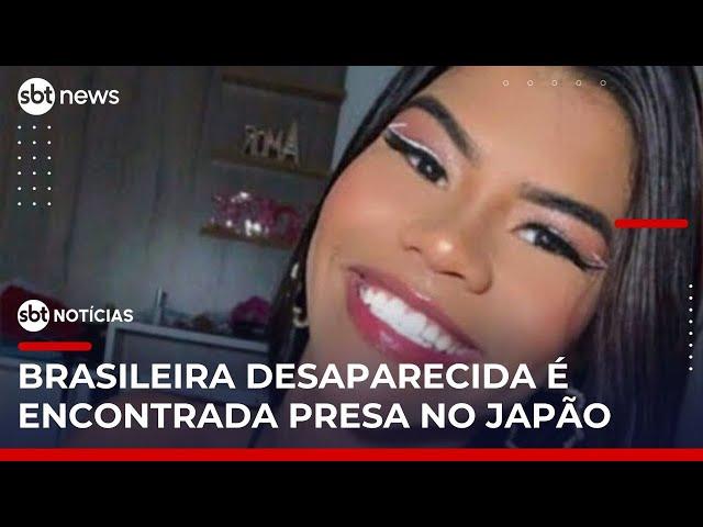 Vídeo mostra momento em que jovem de Manaus desaparecida é presa no Japão | #SBTNotícias