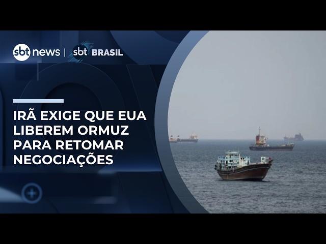 Irã exige fim de bloqueio a Ormuz para retomar negociações com os EUA