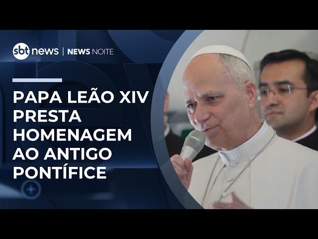 Um ano sem Papa Francisco: Leão XIV presta homenagem ao antigo pontífice | #NewsNoite