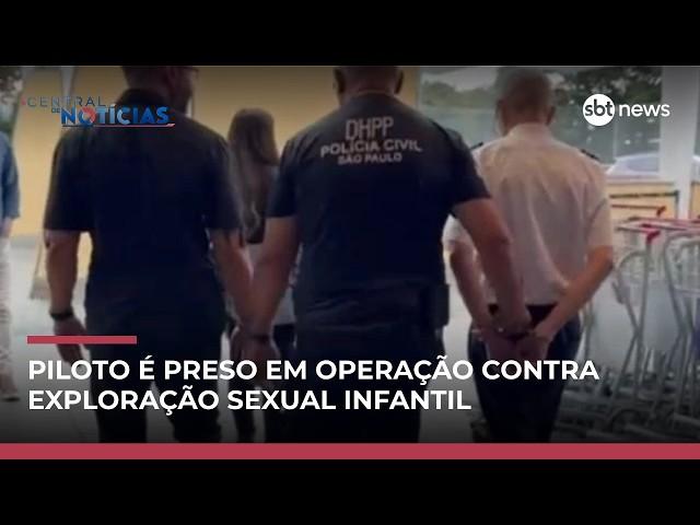 Piloto é preso em Congonhas em operação contra exploração sexual infantil