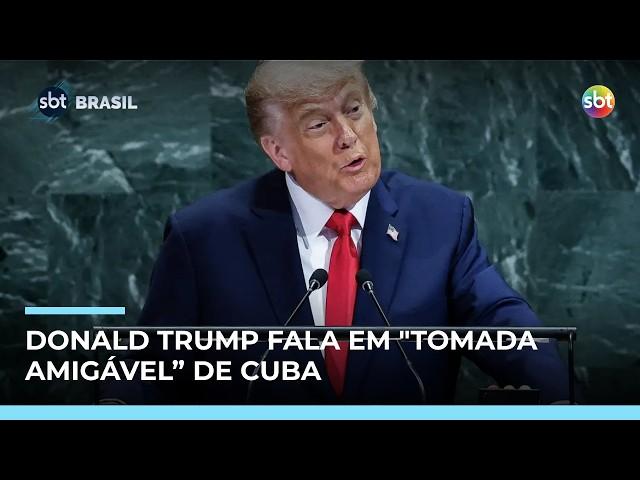 Donald Trump diz que considera "tomada amigável” de Cuba