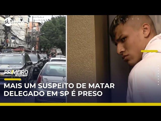 Polícia prende mais um suspeito de envolvimento em latrocínio de delegado em SP | #PrimeiroImpacto