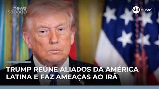 Trump reúne líderes latino‑americanos alinhados às suas políticas em cúpula na Flórida | #NewsSábado