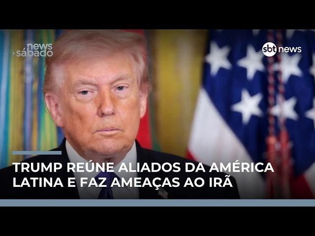 Trump reúne líderes latino‑americanos alinhados às suas políticas em cúpula na Flórida | #NewsSábado