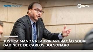 MP retoma investigação contra Carlos Bolsonaro por rachadinha | #NewsManhã