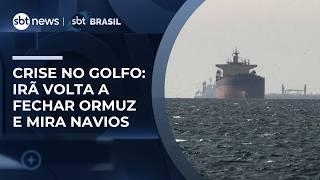 Tensão no Golfo: Irã volta a bloquear Ormuz e lanchas disparam contra navios 