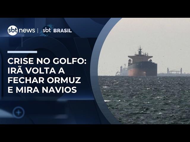 Tensão no Golfo: Irã volta a bloquear Ormuz e lanchas disparam contra navios 