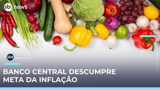 IPCA: Alimentos recuam em junho, mas Banco Central descumpre meta da inflação | #SBTBrasil 