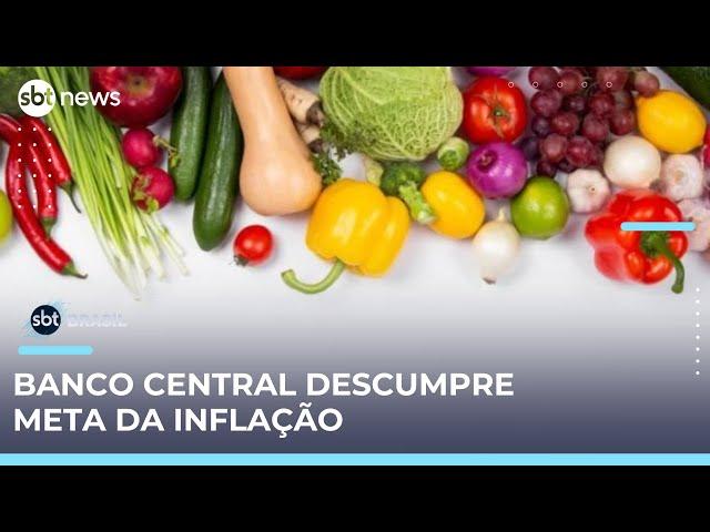 IPCA: Alimentos recuam em junho, mas Banco Central descumpre meta da inflação | #SBTBrasil 