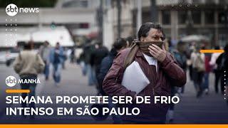 São Paulo enfrenta primeira frente fria do inverno | #SBTManhã