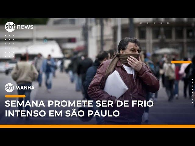 São Paulo enfrenta primeira frente fria do inverno | #SBTManhã