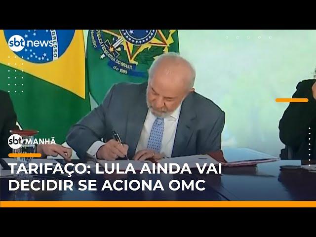 Governo aciona OMC contra tarifaço dos EUA e enfrenta pressão interna | #SBTManhã