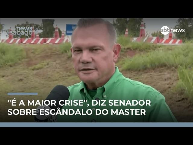 Senador diz que caso Master "vai abalar mais ainda nosso sistema financeiro" | #NewsSábado