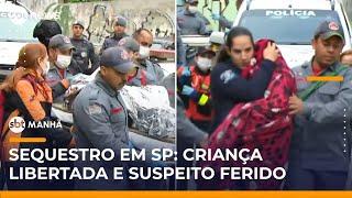 SP: Criança de 4 anos é liberada após ser feita refém; suspeito foi ferido | #SBTManhã