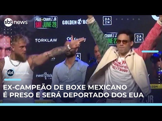 Ex-campeão de boxe mexicano é deportado após problema com a imigração americana | #SBTBrasil 