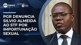 Silvio Almeida é denunciado no STF por caso envolvendo Anielle Franco | #JornaldoSBTNews