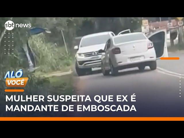Empresário baleado em emboscada em SP: noiva suspeita de ex-namorado | #AloVoce