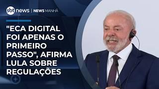 "Vamos trabalhar na regulação do que for digital", afirma Lula em cúpula Brasil-Espanha | #NewsManhã