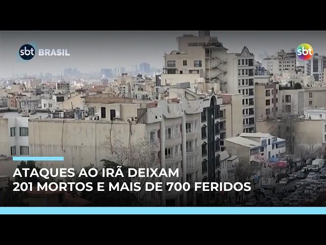 EUA e Israel lançam ataques coordenados contra o Irã | #SBTBrasil