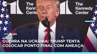 Trump ameaça "consequências severas" se Putin não aceitar acordo de paz | #SBTBrasil 