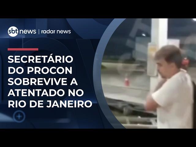 Secretário do Procon do Rio de Janeiro sobrevive a atentado em posto de gasolina | #RadarNews