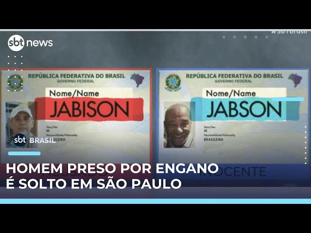 Homem é solto após ser preso injustamente por erro de digitação em São Paulo | #SBTBrasil 