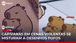 Com facas e em posições sexuais: capivaras do mal são vendidas na 25 de Março | #SBTNotícias