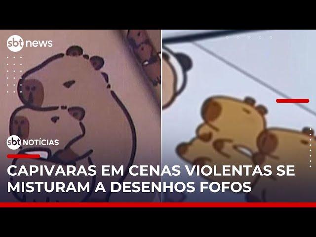 Com facas e em posições sexuais: capivaras do mal são vendidas na 25 de Março | #SBTNotícias